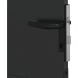 vidaXL Vrtna vrata Crna 105 x 175 cm Čelik s praškastim premazom | shoptok.hr