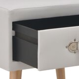  Noćni ormarići 2 kom bijeli 40 x 35 x 40 cm od umjetne kože | Eponuda.com