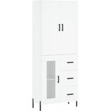  Visoka komoda bijela 69,5x34x180 cm konstruirano drvo | shoptok.hr