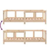  Okvir za dječji krevet 70 x 140 cm od masivne borovine | shoptok.hr