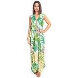Isla Bonita By Sigris Dolge obleke Dolga Midi Obleka Zelena | Shoptok.si
