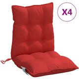 Blazina za stol 4 kosi rdeča oxford tkanina | Shoptok.si