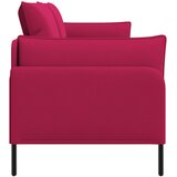SOFA za 3 osobe 3-sjedalo Vinska crvena 222 x 81 x 89 cm Baršun | shoptok.hr