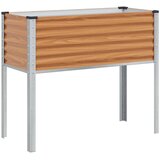  Vrtna saksija Svijetlosmeđa 100 x 45 x 90 cm Cinkani čelik | Eponuda.ba