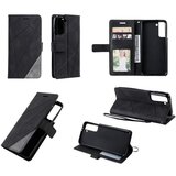 Chameleon Preklopna torbica (WLGO-Lines) za Samsung Galaxy S21 FE - črna | Shoptok.si