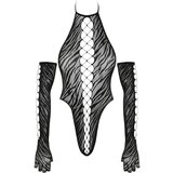Cottelli - bodi z rokavicami (črna) - S-L | Shoptok.si