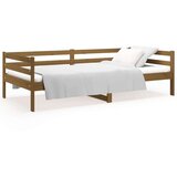  Dnevni ležaj smeđa boja meda 90 x 190 cm od masivne borovine | shoptok.hr