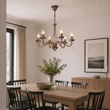  Luster na lancu ANTON 6xE14/60W/230V bronzan | Eponuda.com