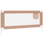  Sigurnosna ograda za dječji krevet smeđe-siva 200x25 cm tkanina | Eponuda.ba