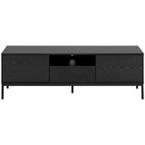 Actona Crni TV stol u dekoru jasena 140x45 cm Seaford - Cijene