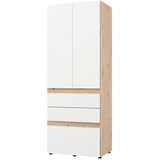 Lesnina XXXL OMARA ZA OBLAČILA, bela, hrast artisan | Shoptok.si