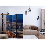  Paravan u 3 dijela - Illuminated Barcelona [Room Dividers] 135x172 | shoptok.hr