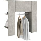 Ormarić za hodnik boja betona 97,5x37x99 cm konstruirano drvo | shoptok.hr
