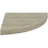  Plutajuća kutna polica boja hrasta 35 x 35 x 3,8 cm MDF | shoptok.hr