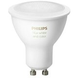 Philips LED sijalka Hue White & Color Ambiance (GU10, 5,7 W, RGBW, 1 kos) Cene