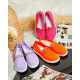 Resti Women's fabric moccasins with gold embellishment Erticae | ePonuda.com