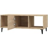 vidaXL stolić za kavu boja hrasta 102x50x40 cm konstruirano drvo | shoptok.hr