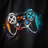 Catherine Lansfield Črna napenjalna enojna otroška rjuha 90x190 cm Game Over – | Shoptok.si
