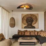  Brilagi - LED plafonski luster CERIA BOHO 1xE27/40W/230V prečnik 80 cm crna/smeđa | Eponuda.com
