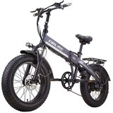 ORLMS S9F zložljivo električno kolo, 20" fat bike, 48V 13Ah baterija, siva, (5000255736) | Shoptok.si