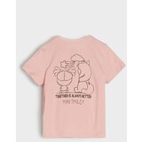 Sinsay Pamučna majica s printom Mini Smiley | shoptok.hr