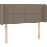 Maison Chic posteljno vzglavje - vzglavna omarica - nočna omarica z ušesi taupe 83x16x78/88 cm blago, (21709480) Cene