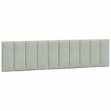  Krevet s madracem Hanko svjetlosivi 200x200 cm baršunasti | shoptok.hr