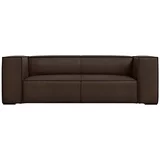 Windsor & Co Sofas Tamno smeđa kožna sofa 212 cm Madame -