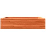  Vrtna sadilica voštano smeđa 100x100x23 cm masivna borovina | Eponuda.com