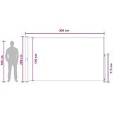  Zložljivo stransko senčilo 100% poliester, železo, jeklo, (5000247806) | Shoptok.si