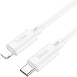  Podatkovni / polnilni kabel USB Type-C - Apple Lightning - Hoco X88 Gratified PD20W - 1m - beli | Shoptok.si