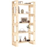 Ormarić za knjige / sobna pregrada 80x35x160 cm masivno drvo | shoptok.hr