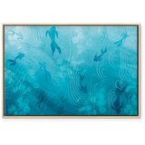  Slika - Japanese pond 90x60 U prirodnom drvenom okviru | shoptok.hr