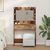 vidaXL starejši les inženirski les 78,5 x 41 x 135 cm ogledalo Cene