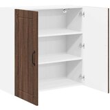 vidaXL zidni kuhinjski ormarić s policom smeđi hrast 80 x 31 x 80 cm | shoptok.hr