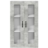 vidaXL Stenska kuhinjska omarica Betonsko siva 60 x 31 x 100 cm | Shoptok.si