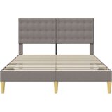  Okvir za krevet Sivosmeđa 120 x 200 cm Tkanina - Sivosmeđa 120 x 200 cm | shoptok.hr
