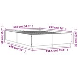  Okvir za krevet crni 135x190 cmkonstruirano drvo | shoptok.hr