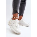 Boto Women's White Faux Leather Sneakers Kaimans | shoptok.hr