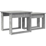  Set kavno mizico 2 pcs Betonsko siva Konstruiran les, (5000120472) | Shoptok.si