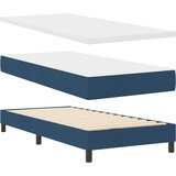  s opruga kutije s uzglavljem Plava 100 x 200 cm tkanina | shoptok.hr