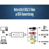 Razpakirano.si VHS na digitalni pretvornik USB 2.0 za zajem videa in zvoka, črn | Shoptok.si