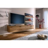 Hom`in DNEVNI REGAL, siva, barve hrasta | Shoptok.si
