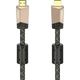 Hama HDMI priključni kabel HDMI-A vtič\, HDMI-A vtič 3.00 m rjava 00205026 #####4K UHD HDMI kabel, (20419538) | Shoptok.si