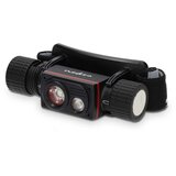Nedis LHLR10WBK- LED prigušiva punjiva čelna lampa LED/10W/5V 2200 mAh IPX8 crna | Eponuda.com
