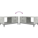 vidaXL Stolić za kavu Beton siva 90 x 49 x 46 cm Konstruirano drvo | shoptok.hr