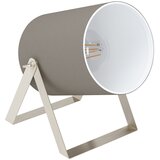 Eglo Villabate 1 stona lampa/1, e27, sivo-smeđa/čelik/tkanina | ePonuda.com
