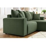 Bobochic Paris Zelena baršunasti kutna garnitura Enjoy – | shoptok.hr