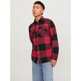 Jack & Jones Srajca 'Edarren' rdeča / črna | Shoptok.si
