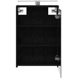  Kopalniška ogledalna omara Črna Orehovina 43 x 16 x 62.5 cm, (5000232892) | Shoptok.si